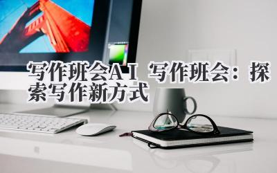 AI 写作班会:探索写作新方式