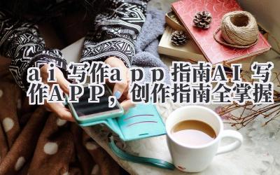 AI 写作 APP,创作指南全掌握
