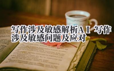 写作涉及敏感 解析 AI 写作涉及敏感问题及应对