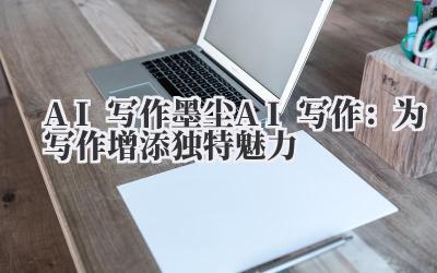 AI 写作 墨尘 AI 写作:为写作增添独特魅力