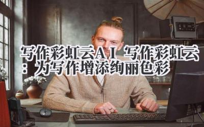 写作彩虹云 AI 写作彩虹云:为写作增添绚丽色彩