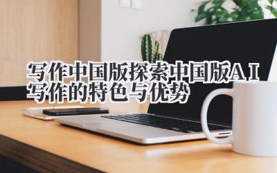 写作中国版 探索中国版 AI 写作的特色与优势