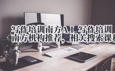 写作培训南方 AI 写作培训南方机构推荐，相关搜索课程