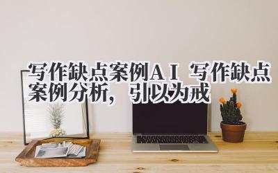 写作缺点案例 AI 写作缺点案例分析，引以为戒