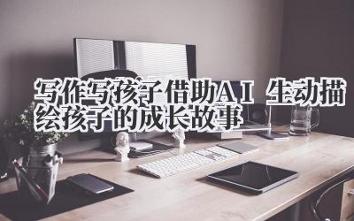 写作写孩子 借助 AI 生动描绘孩子的成长故事