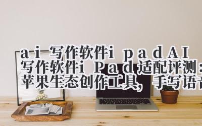 ai 写作软件 ipad AI 写作软件 iPad 适配评测：苹果生态创作工具，手写 + 语音输入更便捷！