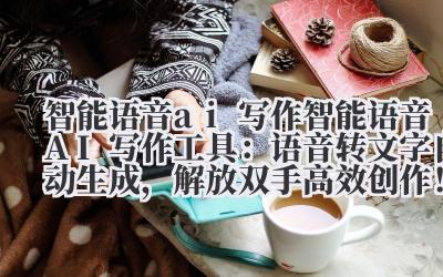 智能语音 AI 写作工具:语音转文字 + 自动生成,解放双手高效创作!