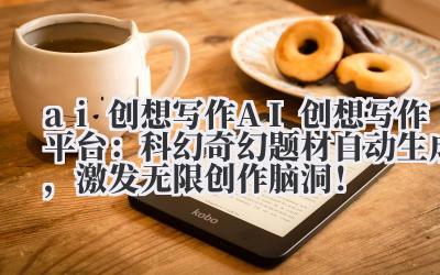 AI 创想写作平台:科幻 / 奇幻题材自动生成,激发无限创作脑洞!