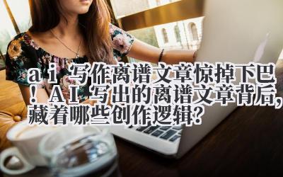 ai 写作离谱文章 惊掉下巴！AI 写出的离谱文章背后，藏着哪些创作逻辑？