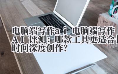 电脑端写作 ai 电脑端写作 AI 评测：哪款工具更适合长时间深度创作？