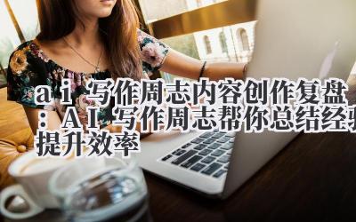 ai 写作周志 内容创作复盘：AI 写作周志帮你总结经验提升效率