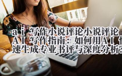 ai 写作小说评论 小说评论 AI 写作指南：如何用 AI 快速生成专业书评与深度分析？