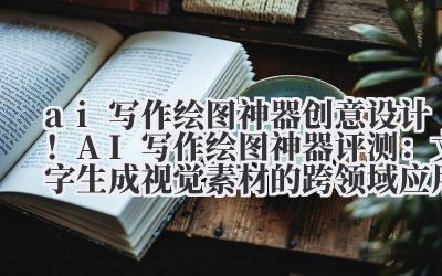 ai 写作绘图神器 创意设计！AI 写作绘图神器评测：文字生成视觉素材的跨领域应用案例