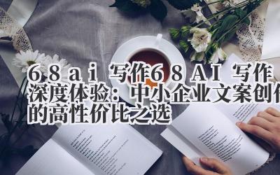 68ai 写作 68AI 写作深度体验：中小企业文案创作的高性价比之选