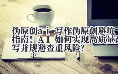 伪原创 ai 写作 伪原创避坑指南！AI 如何实现高质量改写并规避查重风险？