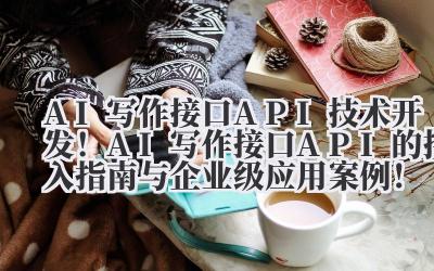 AI 写作接口 API 技术开发！AI 写作接口 API 的接入指南与企业级应用案例！