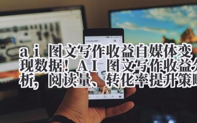ai 图文写作收益 自媒体变现数据！AI 图文写作收益分析，阅读量、转化率提升策略