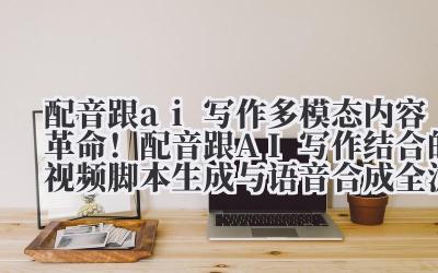 配音跟 ai 写作 多模态内容革命！配音跟 AI 写作结合的视频脚本生成与语音合成全流程
