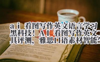 ai 看图写作英文 语言学习黑科技！AI 看图写作英文工具评测，雅思口语素材智能生成