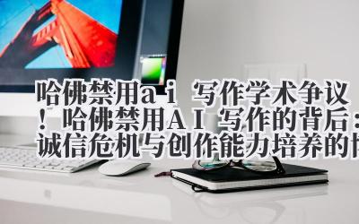 哈佛禁用 ai 写作 学术争议！哈佛禁用 AI 写作的背后：诚信危机与创作能力培养的博弈