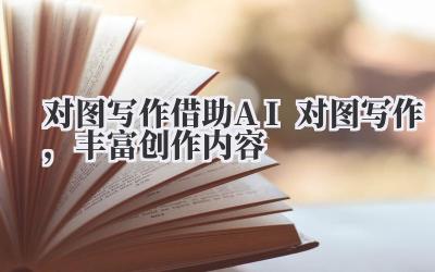对图写作 借助 AI 对图写作，丰富创作内容
