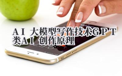 AI大模型写作技术 GPT类AI创作原理