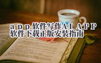 app软件 写作AI APP软件下载 正版安装指南