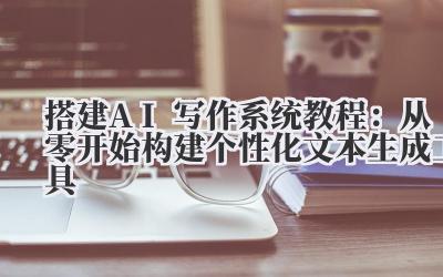 搭建AI写作系统教程：从零开始构建个性化文本生成工具