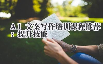AI文案写作培训课程推荐：提升技能