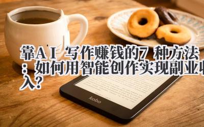 靠AI写作赚钱的7种方法：如何用智能创作实现副业收入？