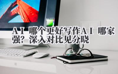 AI 哪个更好 写作 AI 哪家强?深入对比见分晓