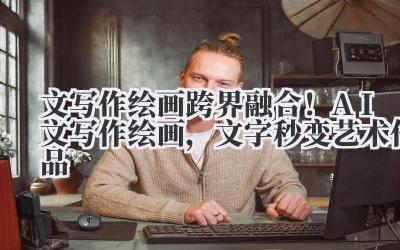 文写作绘画 跨界融合！AI 文写作绘画，文字秒变艺术作品