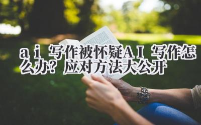 ai 写作 被怀疑 AI 写作怎么办？应对方法大公开