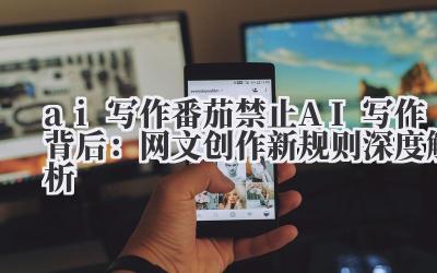 ai 写作 番茄禁止 AI 写作背后：网文创作新规则深度解析