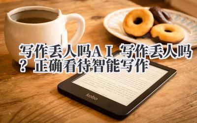 写作丢人吗 AI 写作丢人吗？正确看待智能写作