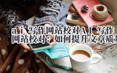 ai写作网站校对 AI写作网站校对：如何提升文章质量