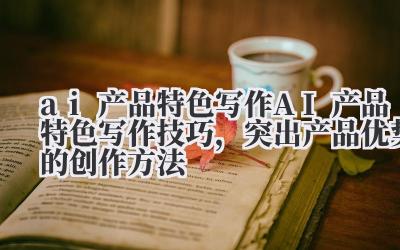 ai 产品特色写作 AI 产品特色写作技巧，突出产品优势的创作方法