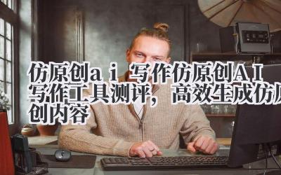 仿原创 ai 写作 仿原创 AI 写作工具测评，高效生成仿原创内容