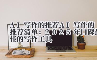AI 写作的推荐 AI 写作的推荐清单：2025 年口碑最佳的写作工具