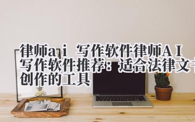 律师 ai 写作软件 律师 AI 写作软件推荐：适合法律文书创作的工具